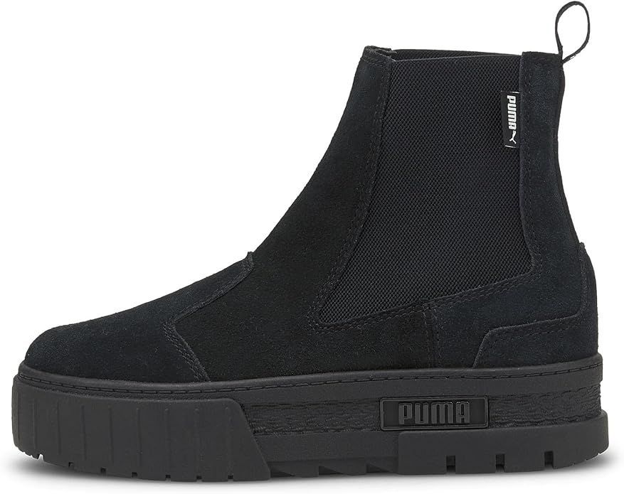 PUMA プーマ メイズ チェルシー スウェード ブーツ ブラック 24cm PUMA 『28日‐9月1日5倍』ウィメンズ メイズ チェルシー