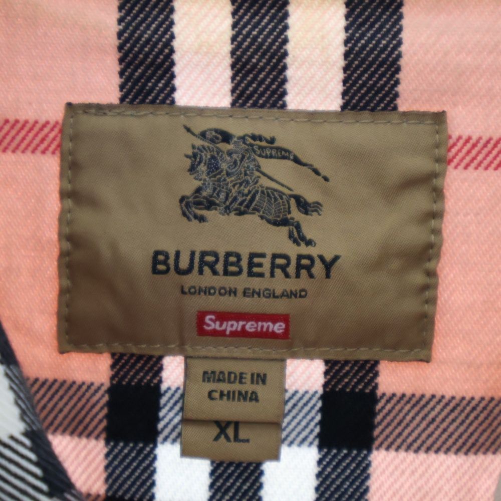 Supreme / Burberry チェック　デニムジャケット Supreme シュプリーム SUPREME × BURBERRY 22SS DENIM TRUCKER