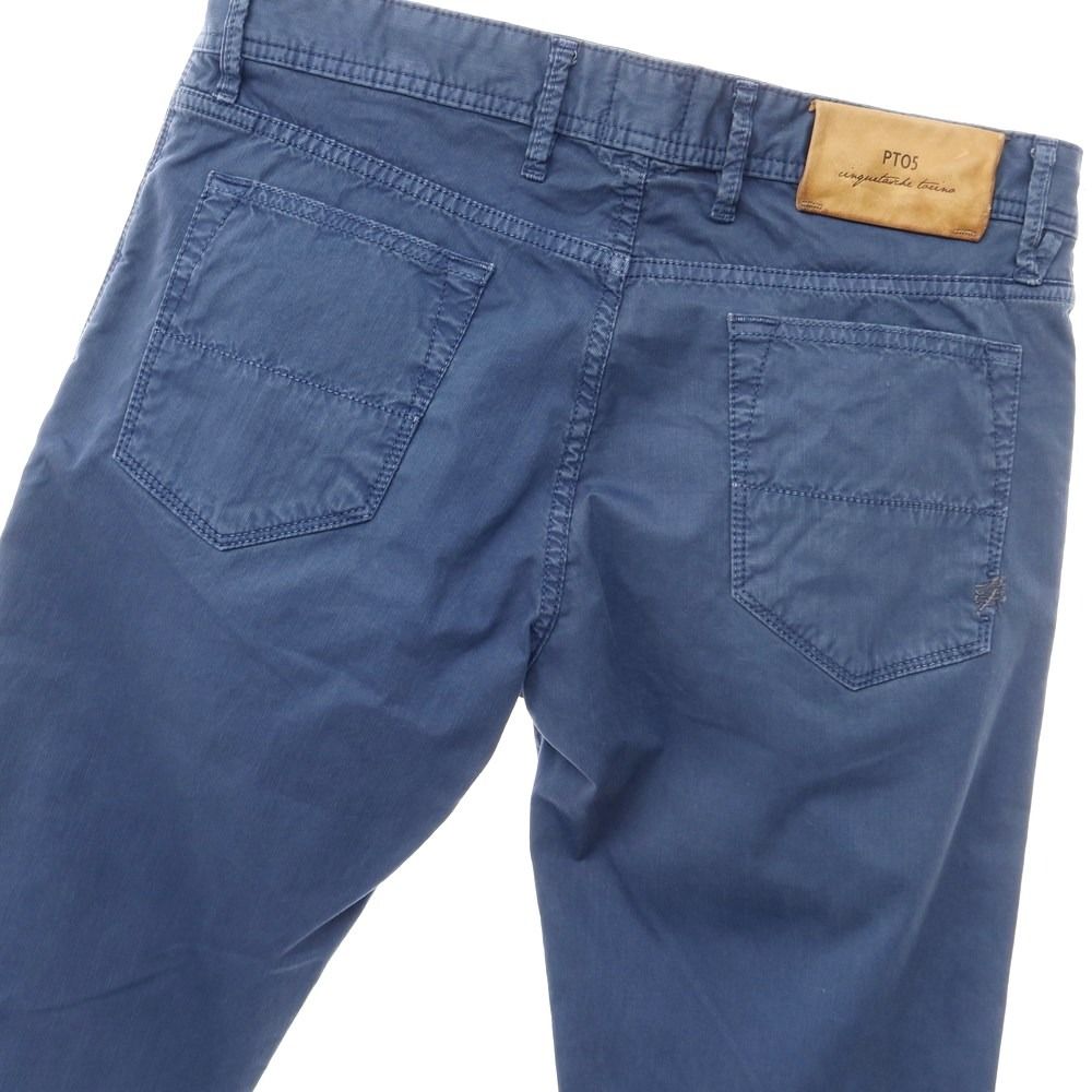 【中古】ピーティーゼロチンクエ PT05 SWING コットン 5ポケット パンツ ネイビーブルー系【サイズ32】【メンズ】