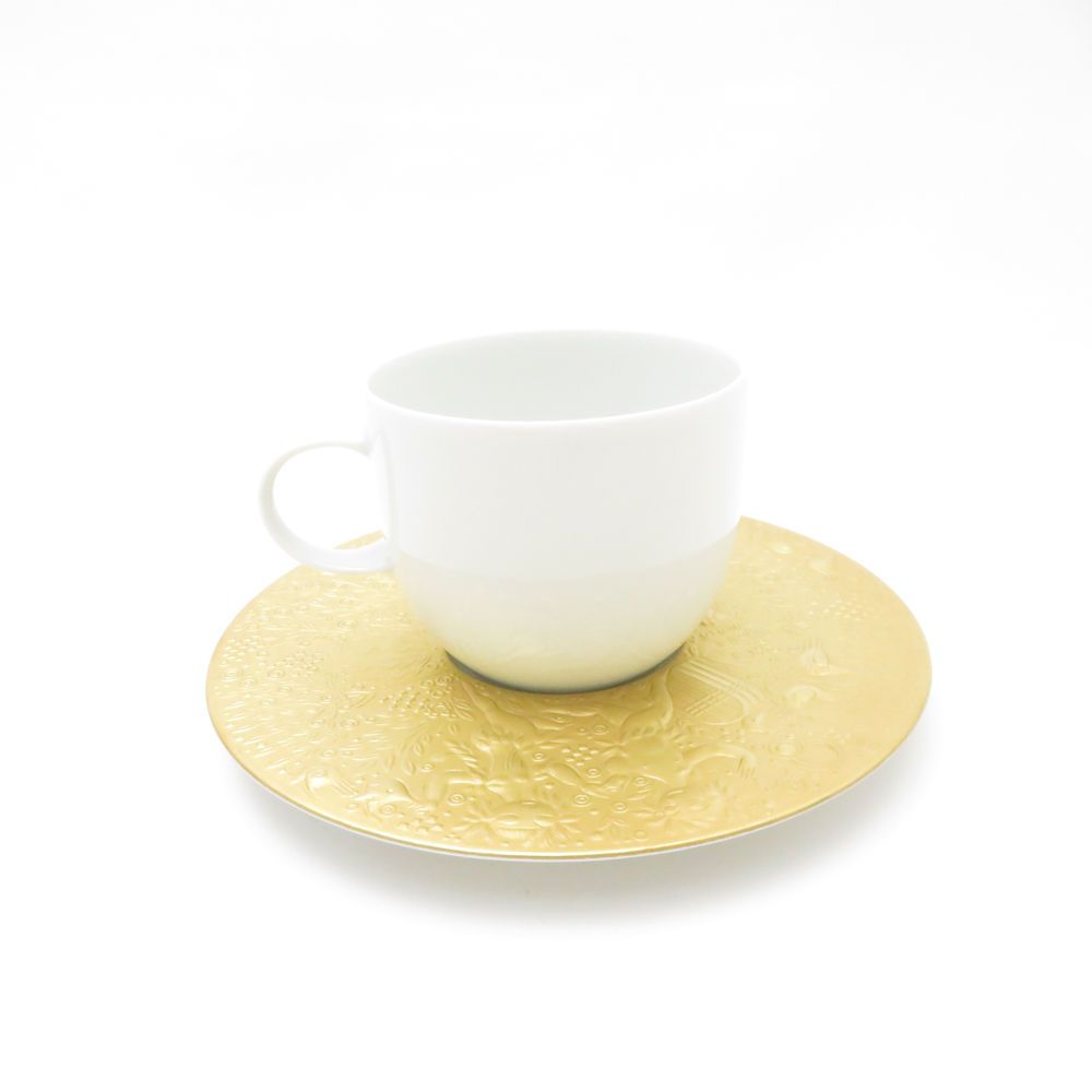 Rosenthal ローゼンタール 魔笛 ゴールド スタジオライン コーヒーカップ＆ソーサー ビョルン ウィンブラッド