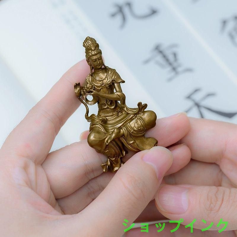 仏教美術 仏像 持蓮自在観音仏像神像 観世音菩薩像 銅製 工芸品 仏教美術 仏像 持蓮自在観音仏像神像 観世音菩薩像 銅製 工芸品