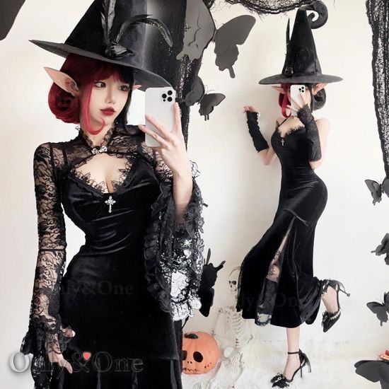 魔女 コスチューム ハロウィン コスプレ 衣装 k04022 ショップ