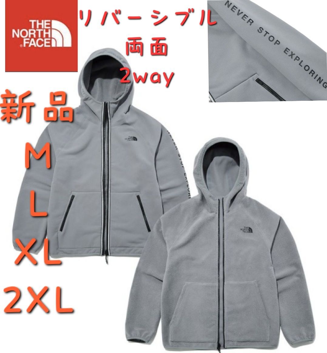 新品　韓国限定 THE NORTH FACE ホワイトレーベル リバーシブルクリームc