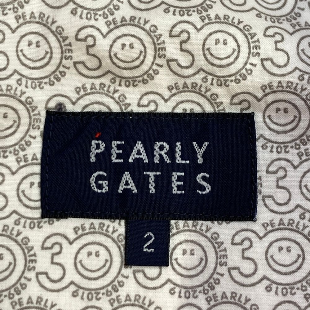 サイズ：2 PEARLY GATES パーリーゲイツ 30周年 ロゴ刺繍