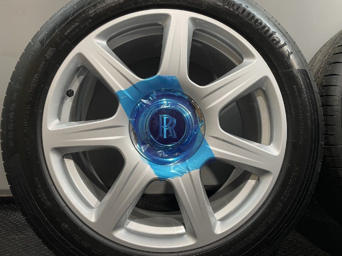 新車外し Continental 285/45R21 255/50R21 夏タイヤ【ロールスロイス カリナン 純正ホイール 21インチ 8J/9.5J5HPCD112+35】MP038MS+クレジットカード QRコード決済可能 新車外し Continental 285/45R21 255/50R21 夏タイヤ【ロールスロイス