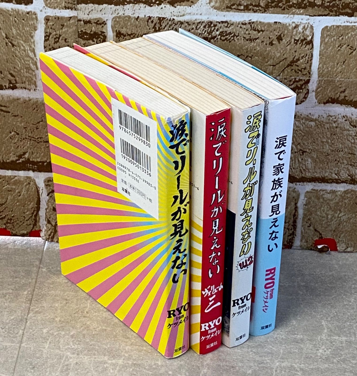 涙でリールが見えない vol.1 2 3 涙で家族が見えない RYO from ケツメイシ 双葉社