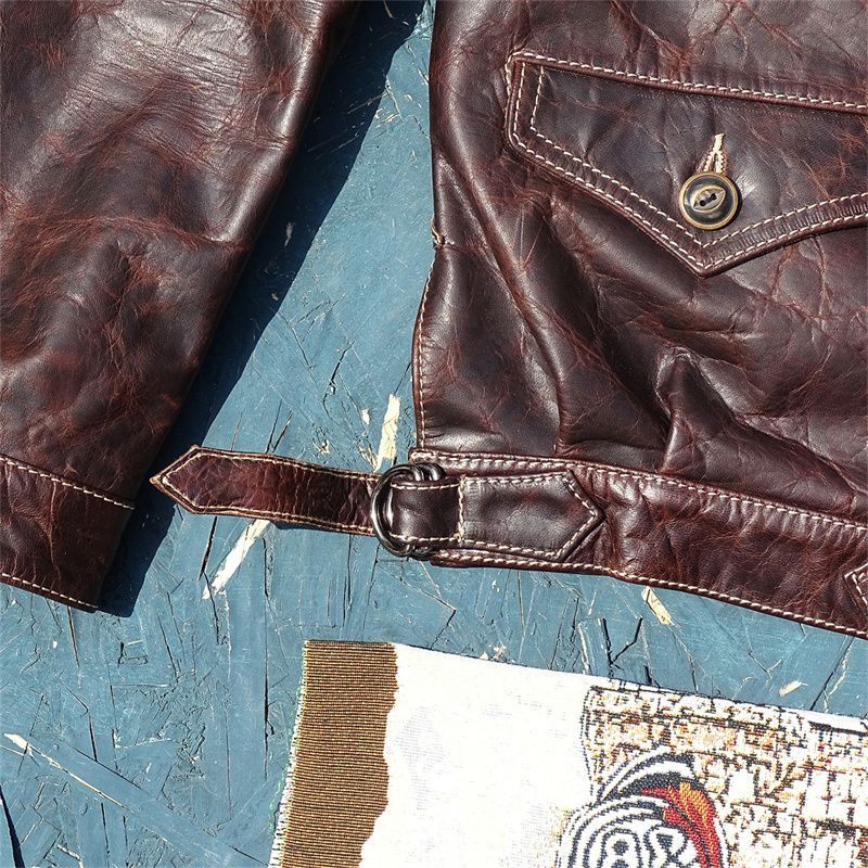 超希少✨ドルチェ&ガッバーナ ライダースジャケット 馬革 ユーズド加工 未使用品 ドルチェ&ガッバーナ ドルガバ DOLCE&GABBANA