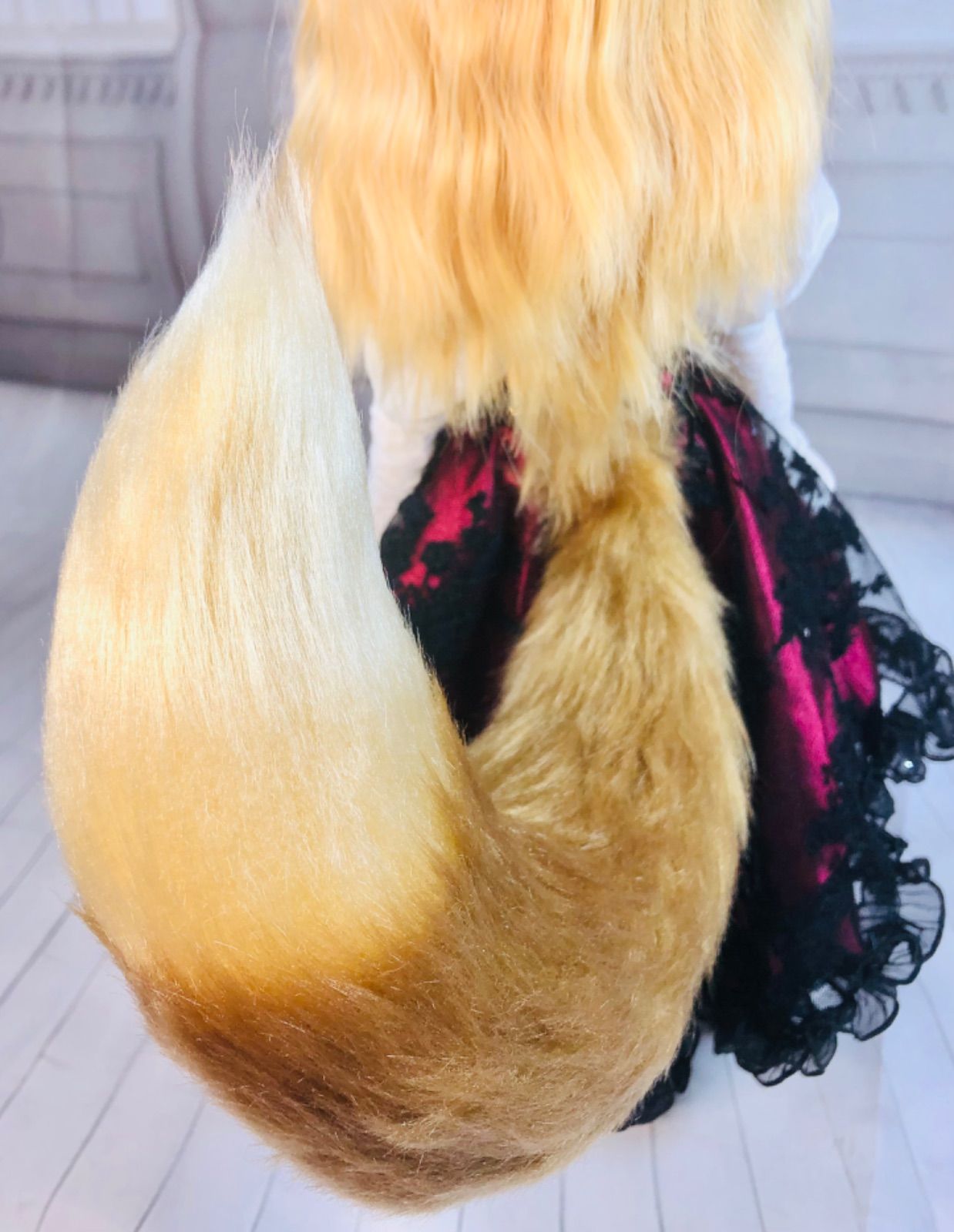 狐耳&狐しっぽセット/DD*SD*MDD*DDS*MSD*40～60cmドールさん向け