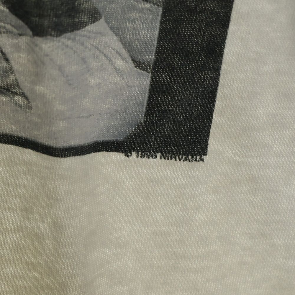 VINTAGE (ヴィンテージ) 90s NIRVANA 1996 PORTRAIT WHITE TEE  