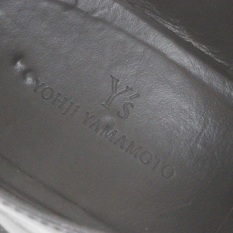 ワイズ ヨウジヤマモト Y's Yohji Yamamoto レザーシューズ 2/ブラック