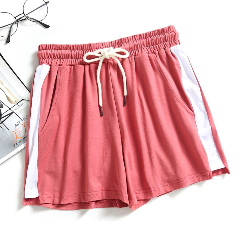 ☆ Red ☆ M ☆ Shorts Side Line Shorts yspants5199 Shorts Women's Shorts Sideline Show Pants Bottoms Trousers Room Wear Dance Cheer Gym Fitness Yoga Sports