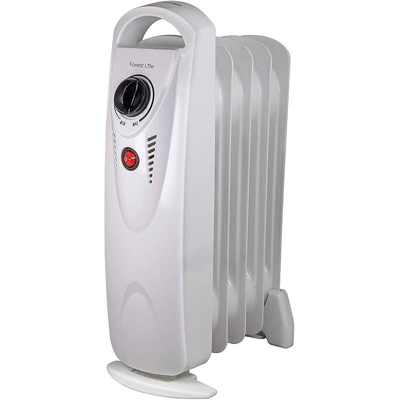 フィフティ フォレストライフ ミニオイルヒーター 転倒時OFFスイッチ機能付 ホワイト FL-MOL1 0