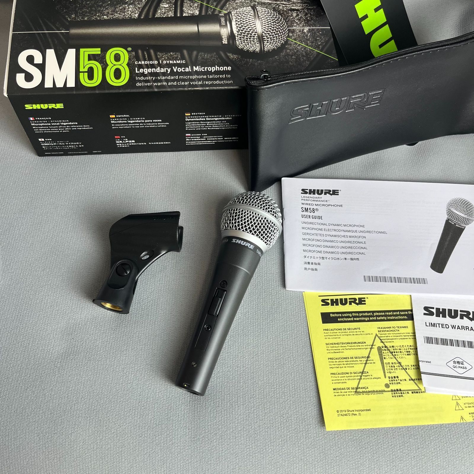 値下げ】【新品未使用】SHURE SM58 50周年記念エディション