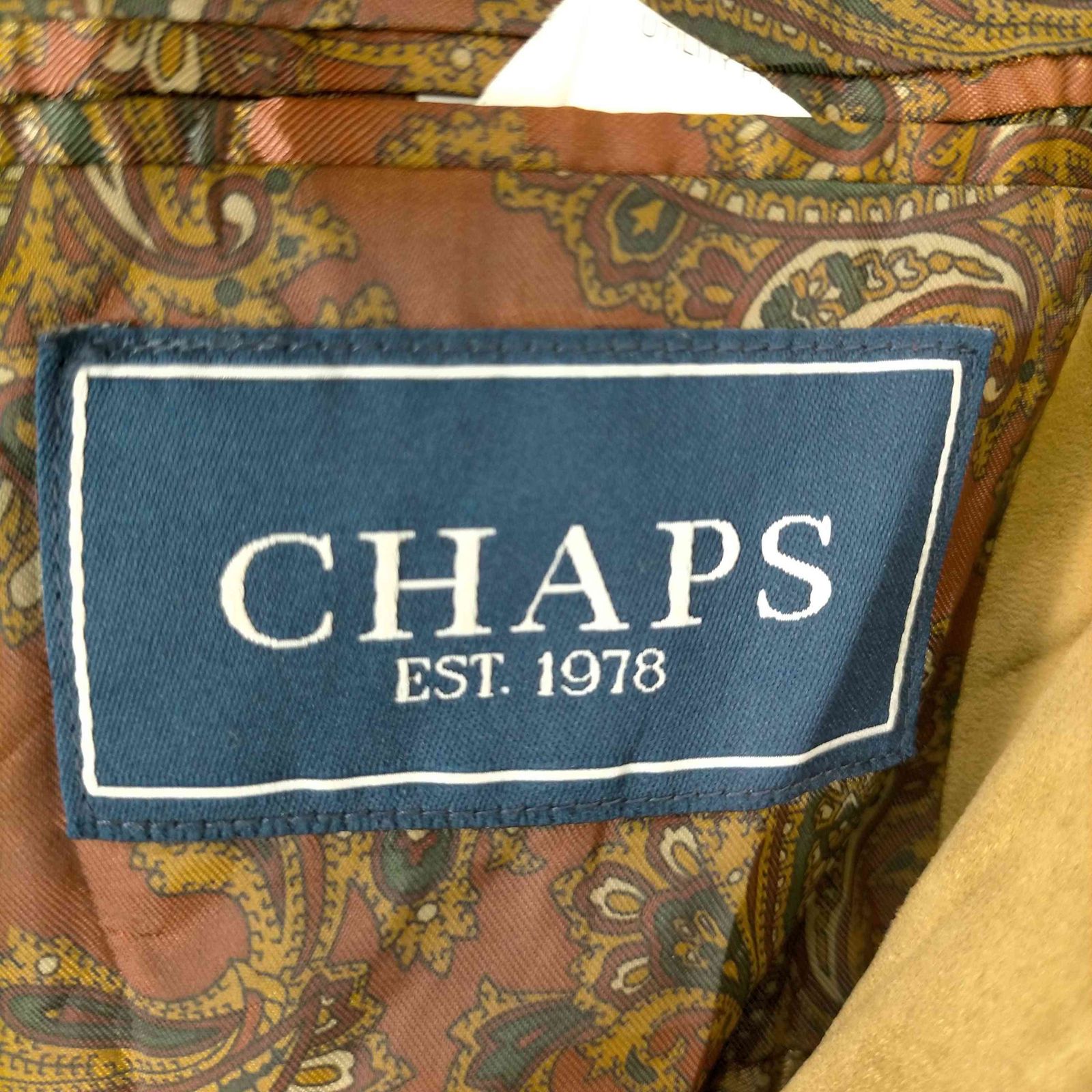 チャップスラルフローレン CHAPS RALPH LAUREN 裏地ペイズリー