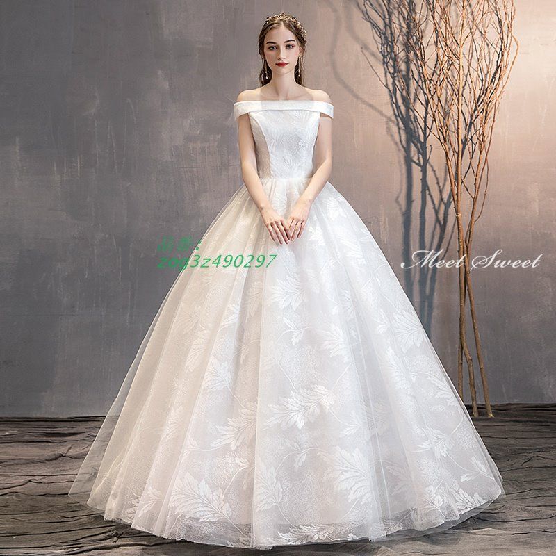 ウェディングドレス ウエディングドレス 二次会 結婚式 前撮り ブライダル 花嫁 プリンセスドレス ロングドレス プリンセスラインドレス zog3z490297