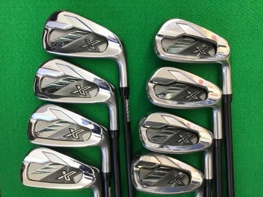 ダンロップ XXIO 2025 eks 9 S アイアンセット IR Miyazaki AX 2 フレックスSR メンズ 男性用 右利き 右用 Dランク ゴルフクラブ