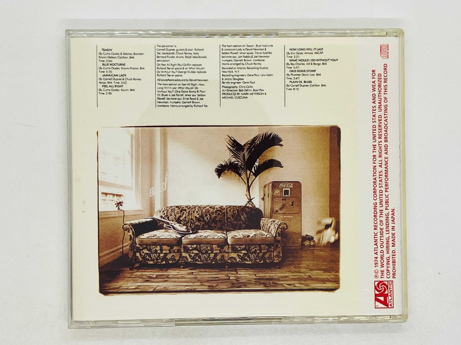 CD コーネル・デュプリー ティージン / CORNELL DUPREE TEASIN