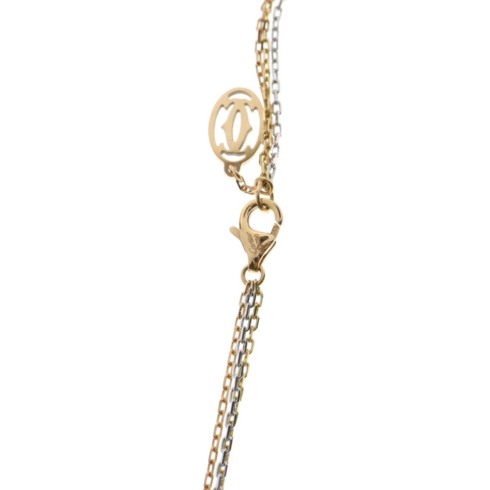 【Cartier】trinity チェーン ネックレス ロング 3連 送料込み Cartier】trinity チェーン ネックレス ロング 3連 送料込み