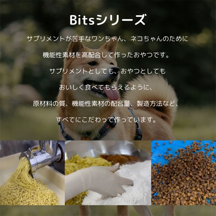 おいしいサプリ Cell-Apt Bits（セラプトビッツ）犬猫用 120g×2個