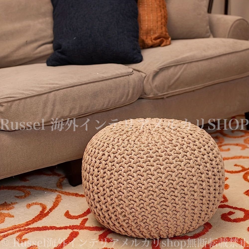 オシャレ　海外　オットマン MODERN DECO オットマン スツール ロータイプ 足置き 1人掛け