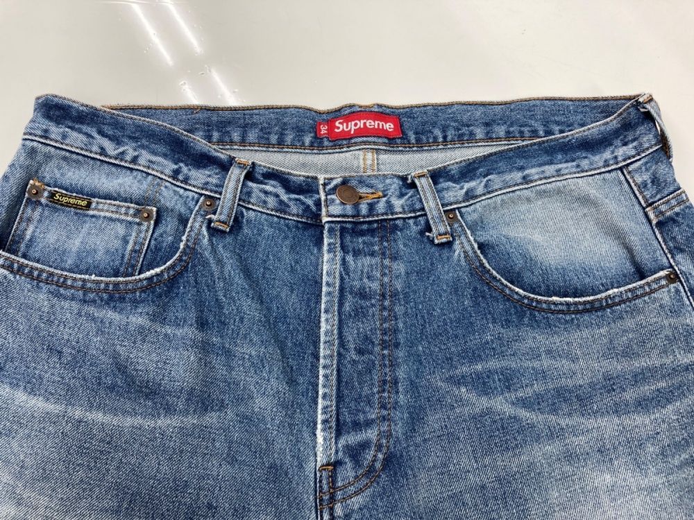 シュプリーム SUPREME 24FW Distressed Loose Fit Selvedge Jean
