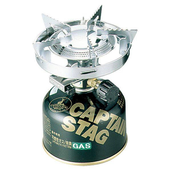 キャプテンスタッグ CAPTAIN STAG アウトドア 小型ガスバーナーコンロ 圧電点火装置付 ケース付 M-7901 M7901 -