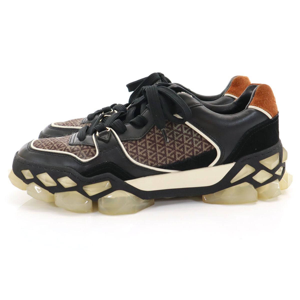 JIMMY CHOO ジミーチュウ DIAMOND X TRAINER スニーカー 40 ブラック