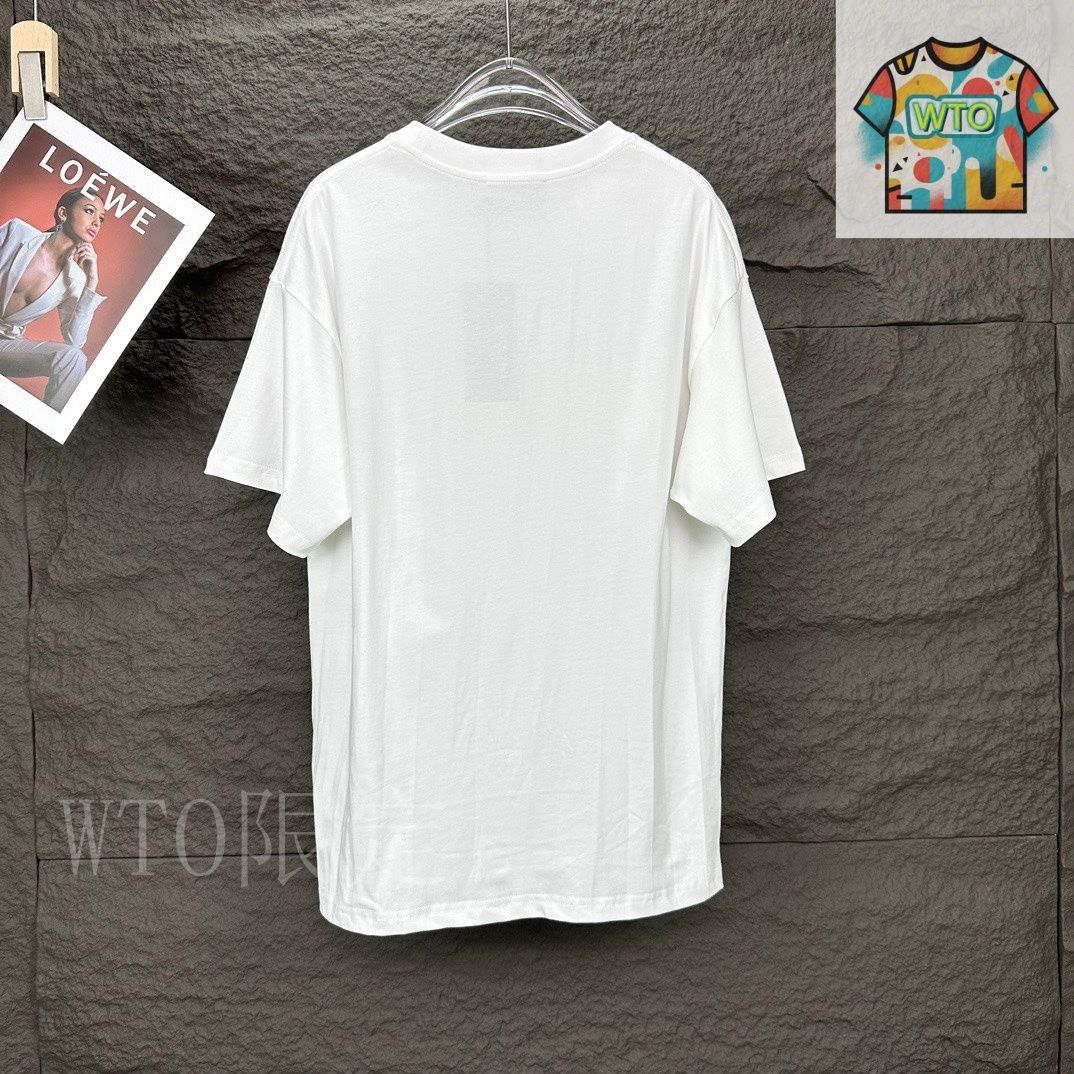 今日特価】Gucci 2025SS 限定ロゴプリント オーバーサイズ半袖 T