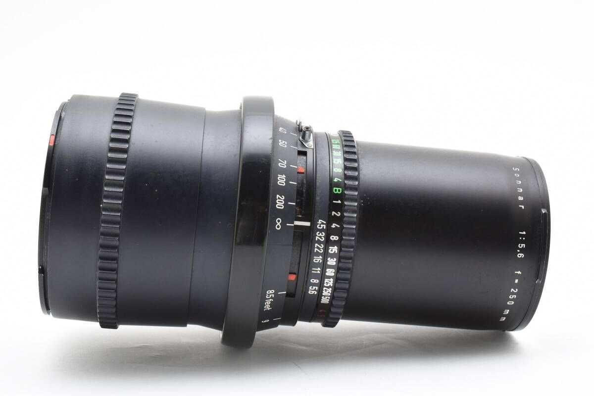 美品◆HASSELBLAD CF Sonnar 250mm F5.6 T*＊ハッセルブラッド ゾナー /416315 Hasselblad Zeiss Sonnar-CF 250mm f5.6 T* Telephoto Lens. Hood