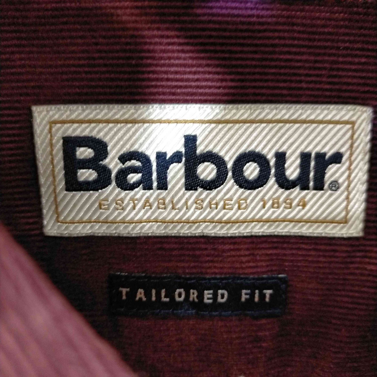 バブアー Barbour TAILORED FIT コーデュロイボタンダウンシャツ メンズ  XL