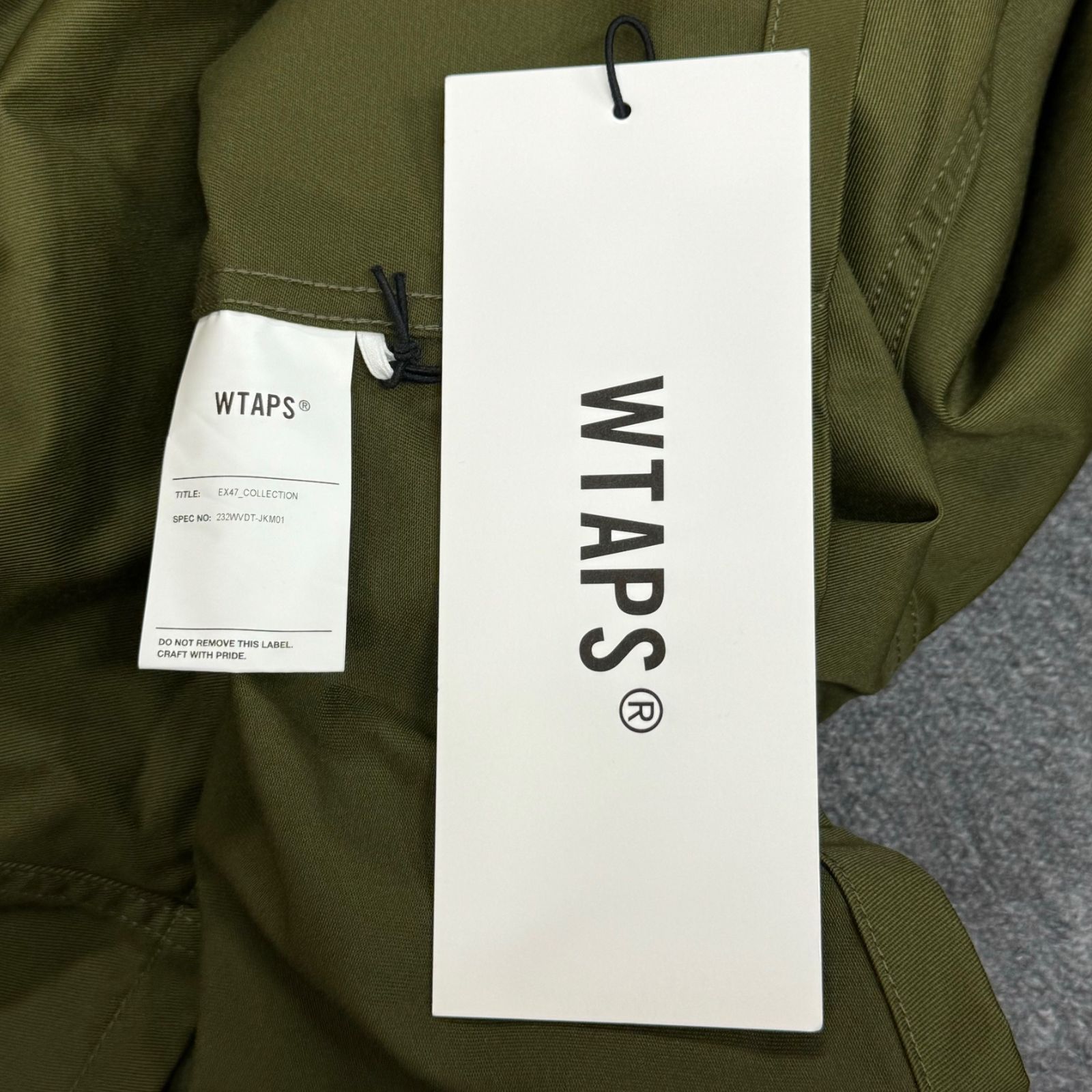 新品 WTAPS 23AW GUARDIAN / JACKET / CTPL. TWILL 232WVDT-JKM01