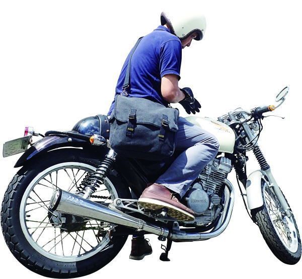 COOLBIKERSサングラス付 アーミーサドルバッグ