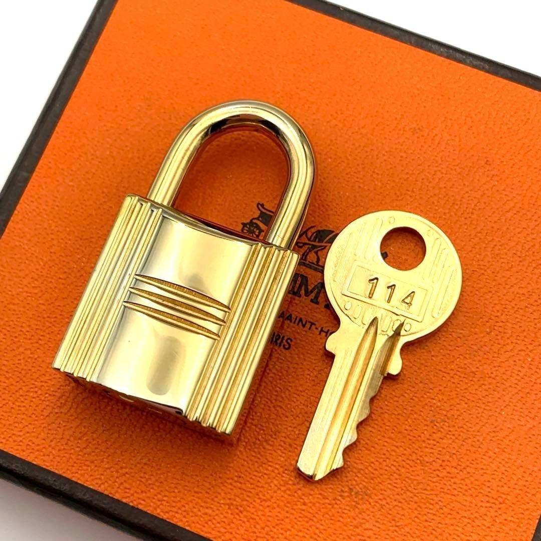 HERMES エルメス カデナ 24Kメッキ No.114 114番 鍵付き - メルカリ