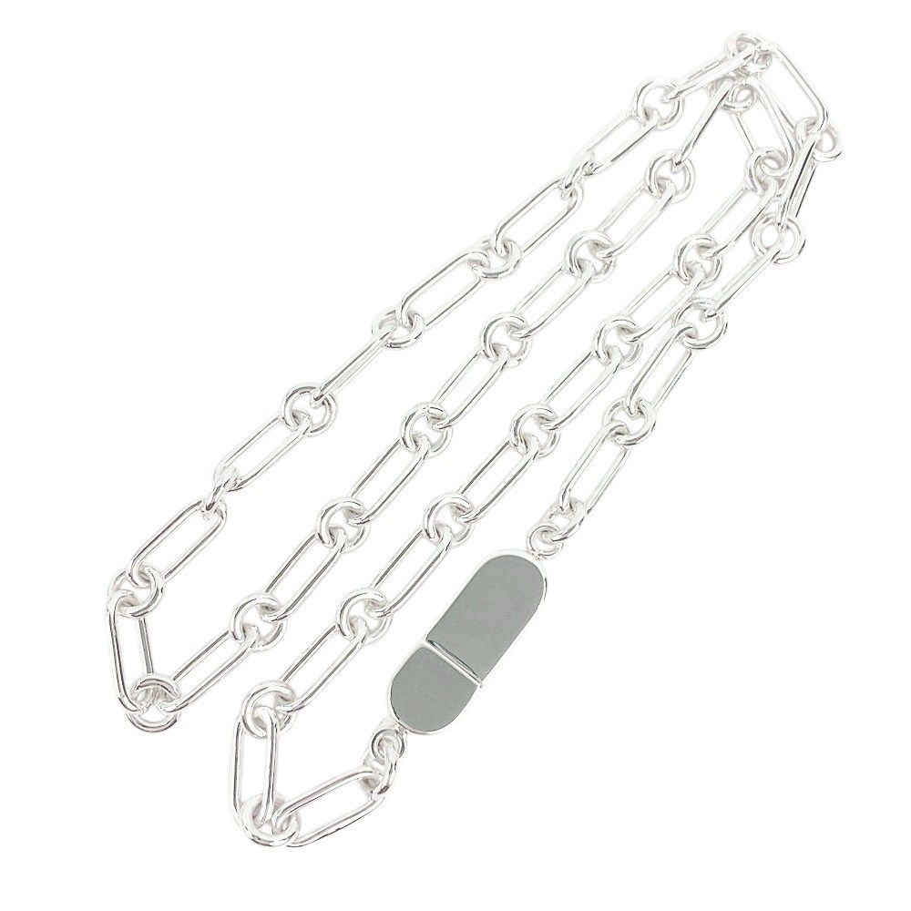 □新同□磨き済□54.5cm□ヴィンテージ□ グッチ チェーン ロング  