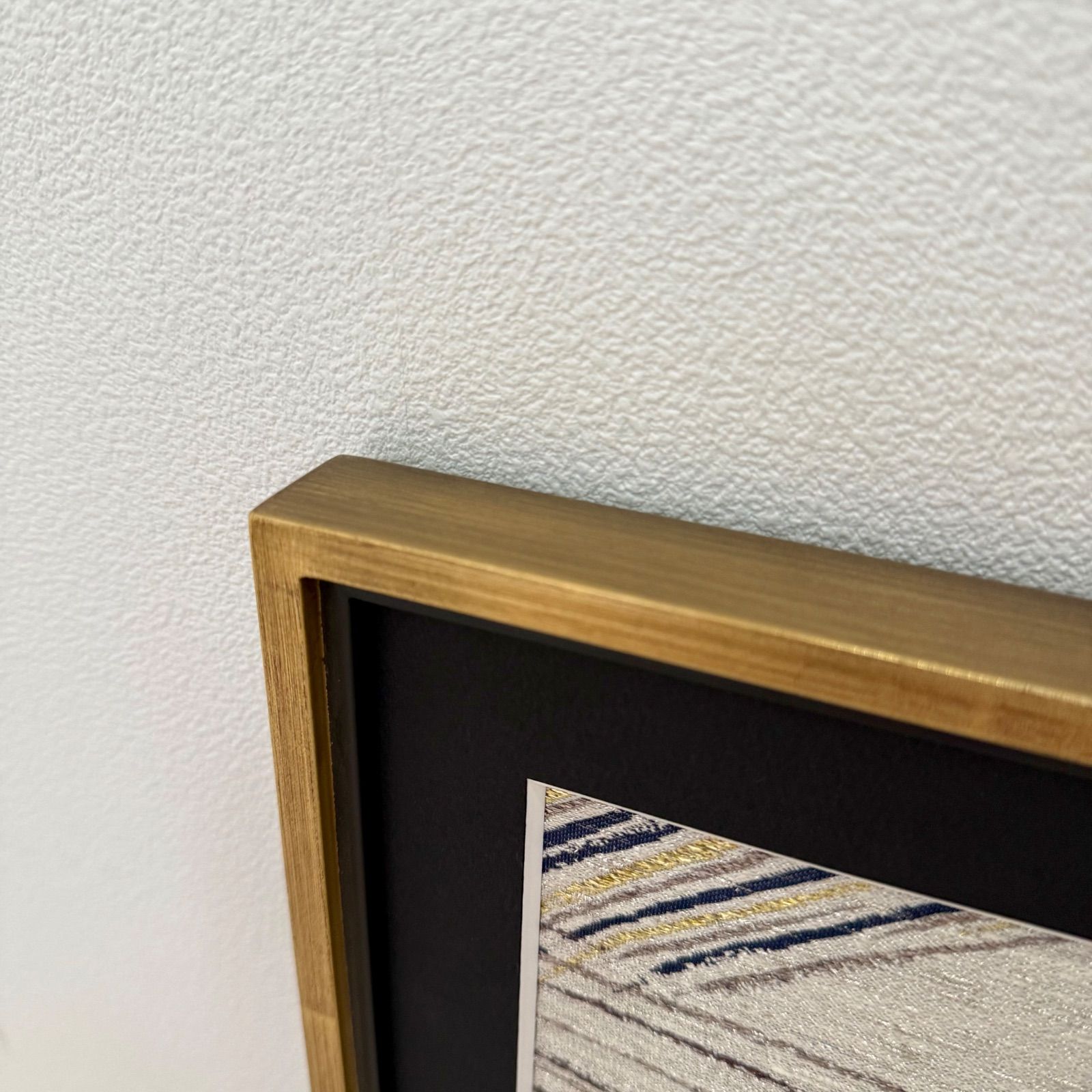 京都帯屋さん フレーム入りシルク織物アート