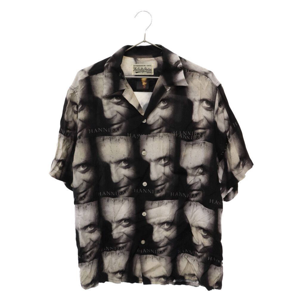 WACKO MARIA (ワコマリア) HANNIBAL HAWAIIAN SHIRT S/S ハンニバル ハワイアンアロハ半袖シャツ  HANNIBAL-WM-HI02 ブラック - メルカリ