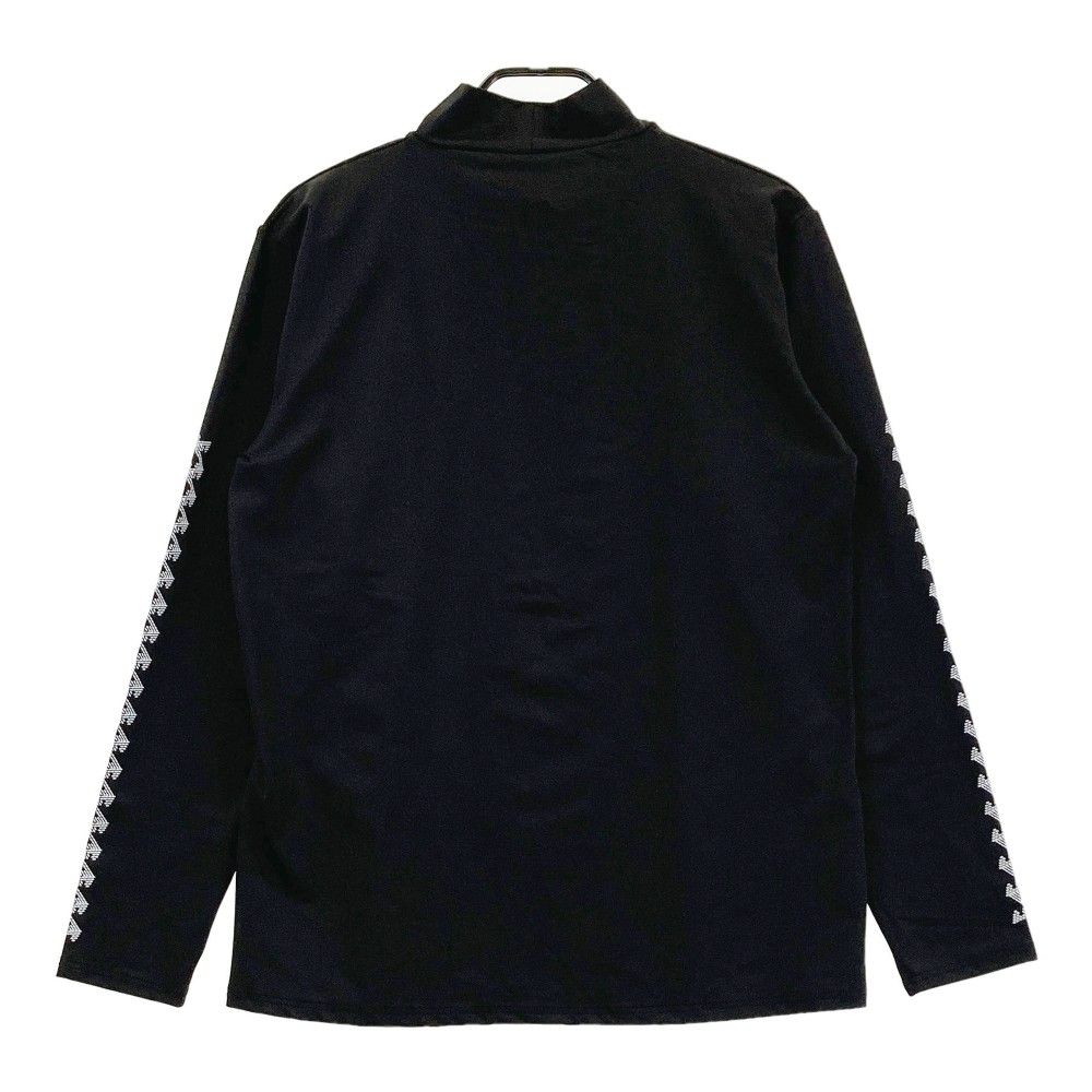 サイズ：XL RESURRECTION レザレクション  ハイネック 長袖Tシャツ  ブラック系 [240101437633] ゴルフウェア メンズ ストスト RESURRECTION レザレクション ハイネック 長袖Tシャツ ブラック