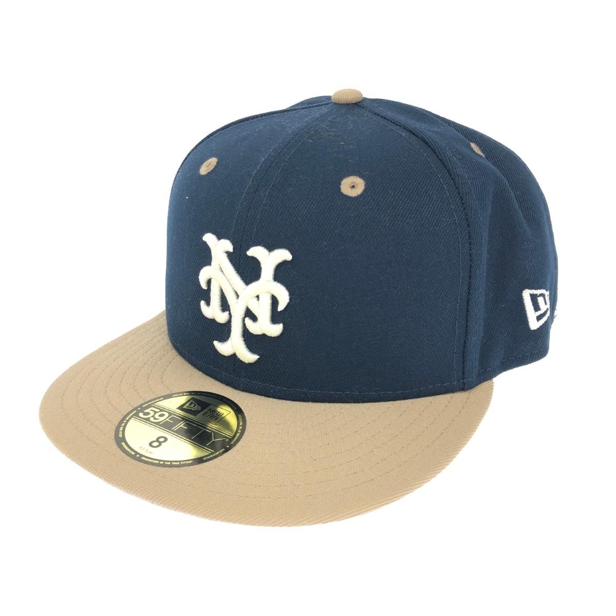 美品 NEW ERA ニューエラ ニューヨークメッツ キャップ ネイビー