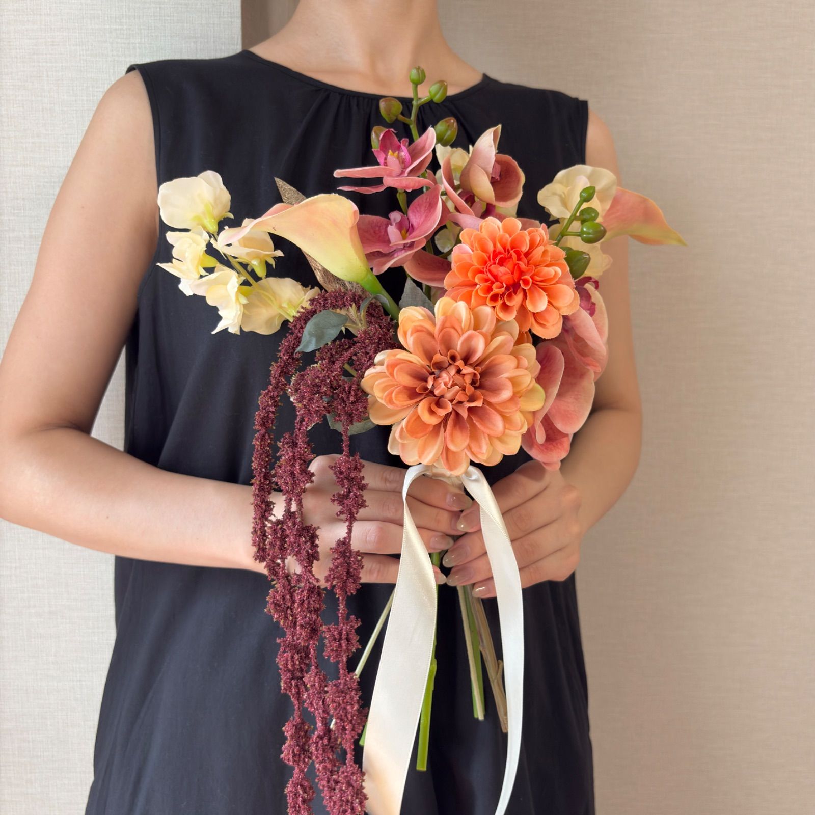 ウェディングブーケ アーティシャルフラワー造花