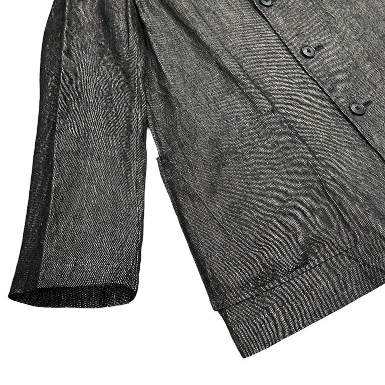 yohji yamamoto pour homme 80s 90s ジャケット Yohji Yamamoto pour Homme black pocket coat — 80s - VANIITAS