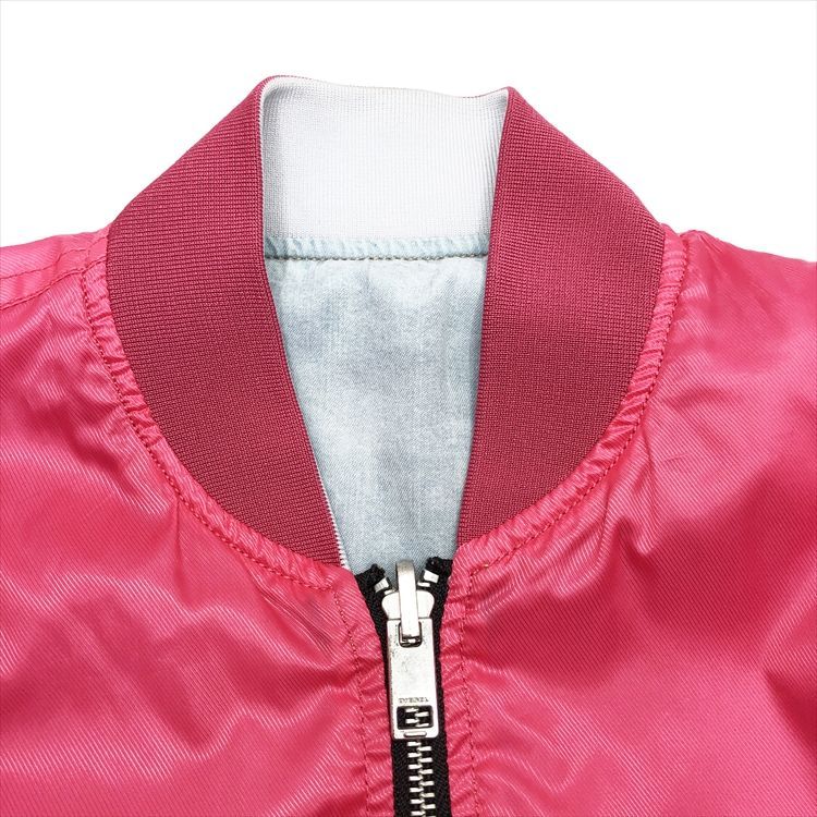 DIESEL ディーゼル Reversible Nylon Jacket Blouson Pink x Light 