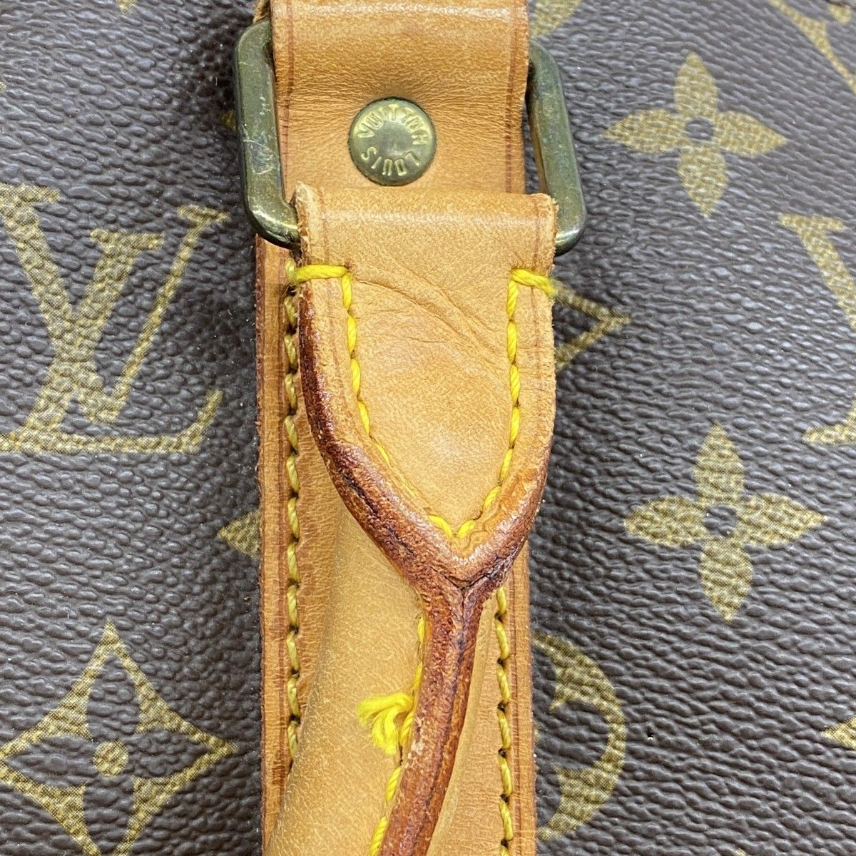 5gc2909-h】ルイヴィトン ボストンバッグ モノグラム キーポルバンド  