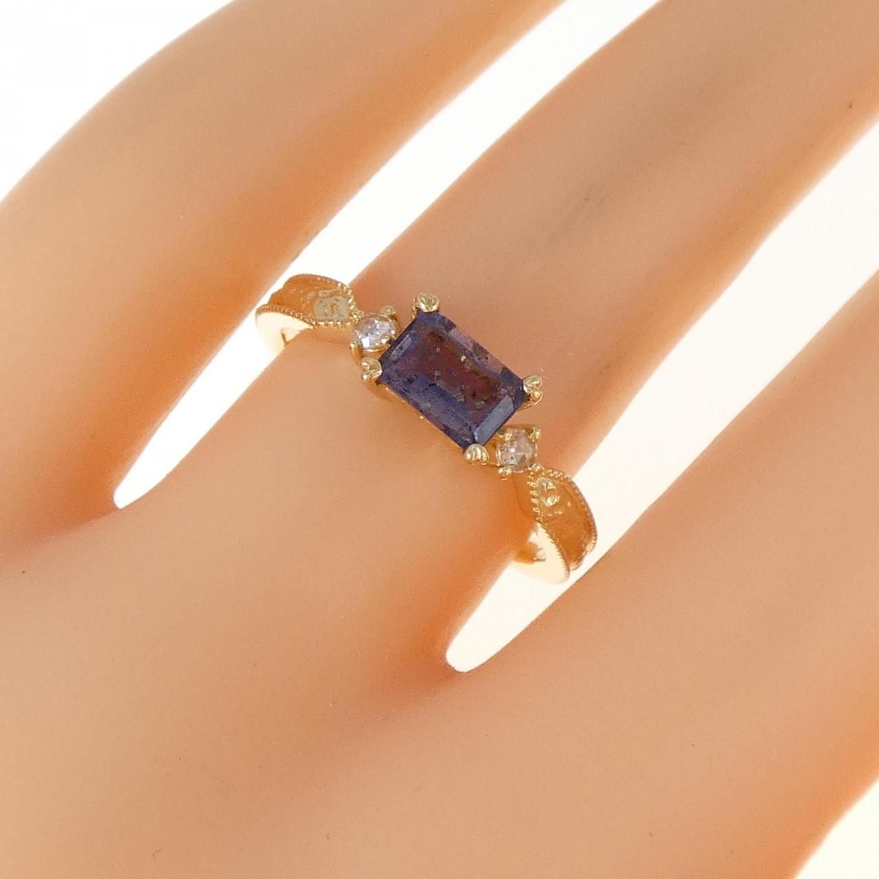 K18YG アイオライト リング 0.53CT - メルカリ K18YG アイオライト リング 0.53CT - メルカリ