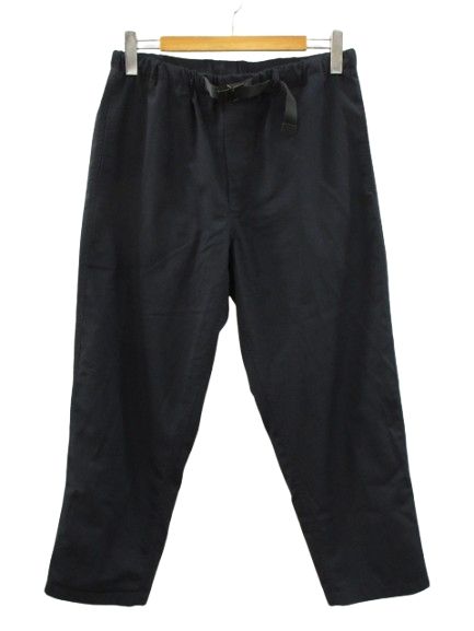 ザエンノイプロフェッショナル The ennoy Professional WOOL BLEND RIP STOP EASY PANTS AW23BRENPT03LP リップストップ イージーパンツ M ネイビー テーパード ボトムス