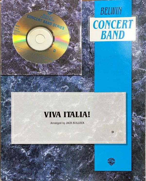 【史上最も激安】 ジャック・ビューロック Viva イタリアの名曲クラシック Italia! 吹奏楽曲
