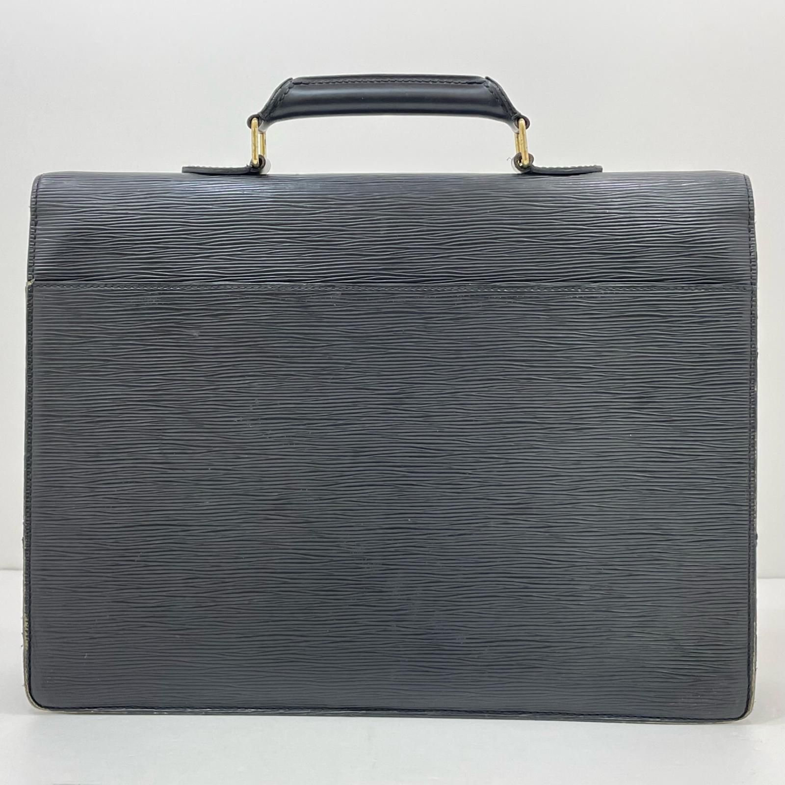 LOUIS VUITTON | ルイ ヴィトン セルヴィエット コンセイエ エピ ブリーフケース ハンドバッグ M54422 ブラック 尾張小牧店