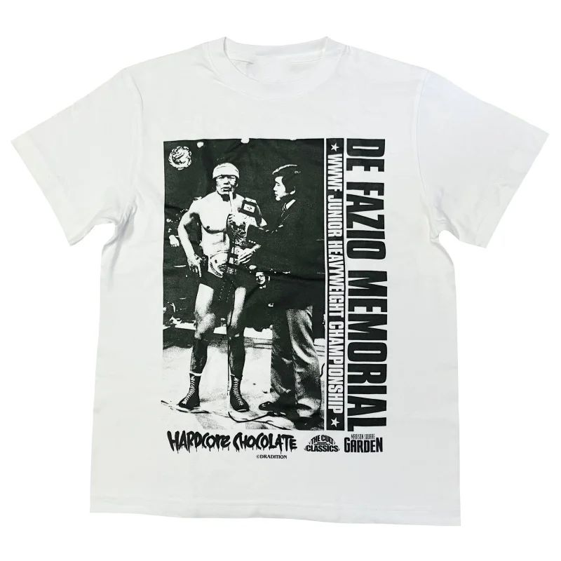藤波辰爾/ディファジオ・メモリアル（二冠ホワイト） Tシャツ