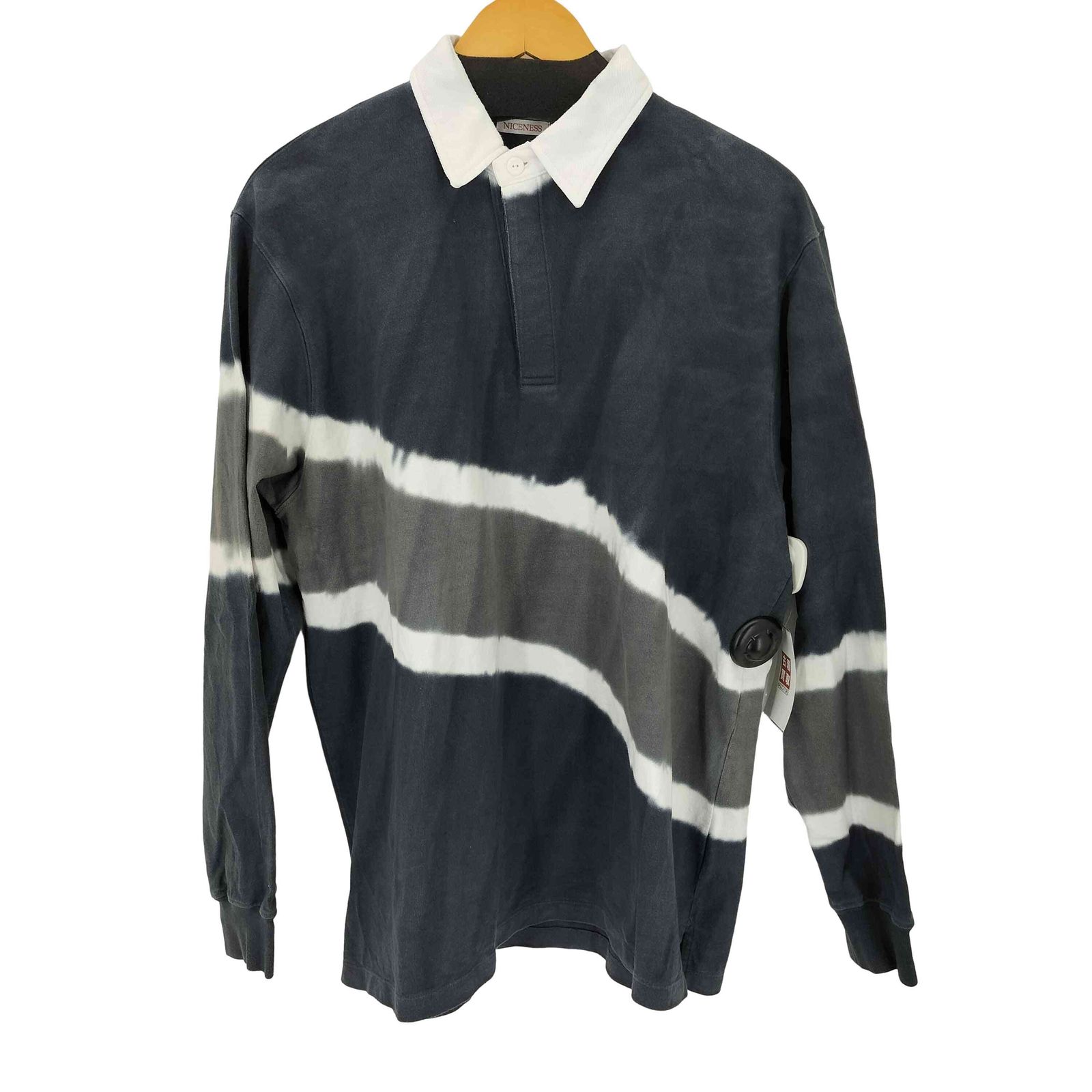 ナイスネス NICENESS 24SS MOORE 注染ラグビーシャツ メンズ JPN：L