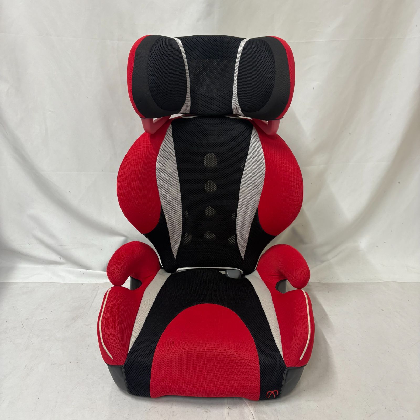 エールべべ サラットハイバックジュニア 軽量 ブラック レッド 黒 赤