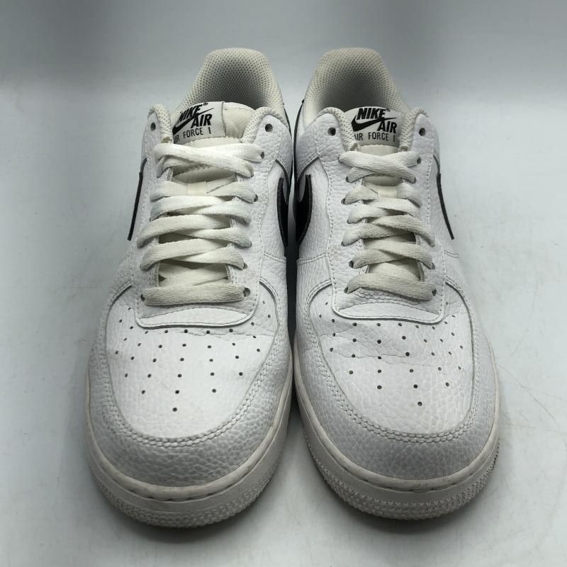 NIKE AIR FORCE low 07 white black Pebbled Leather 26.5 cm CT 2302-100 ナイキ ホワイト 17